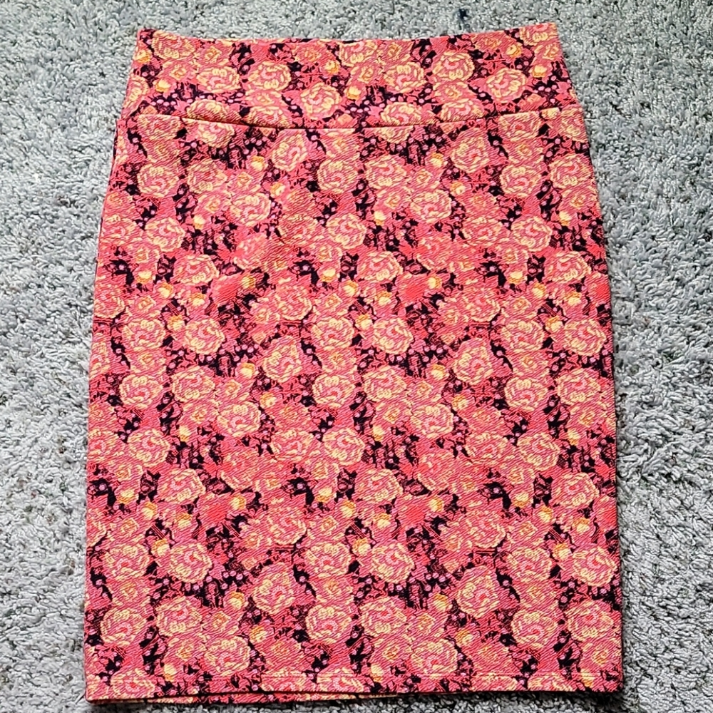 Lularoe cassie skirt with flowers